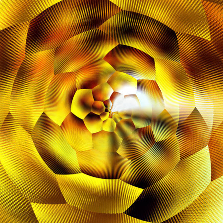 Abstract liquid gold design pattern. Graphic painting in golden color. Great as decor for rich and...