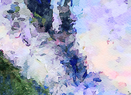 Beauty watercolor pattern background for decor creative fashion printable production, creating colorful backdrops of flyers, invitations, banners or web design graphic work. Abstract art wallpaper.の写真素材