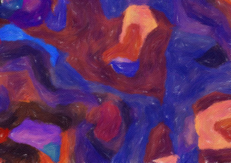 Oil pastel drawing. Abstract color background. Fine art print. Impressionism style abstraction....