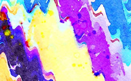 Abstract painting, Wall art, Canvas print, Oil paint, Modern drawing, Textured brushstrokes, Contemporary impressionism style, Warm fancy colors, Psychedelic design pattern, surreal fine artの写真素材