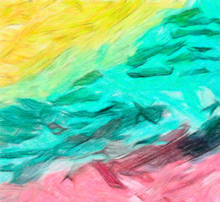 Oil painting art abstraction. Abstract background. Soft brushstrokes.の写真素材