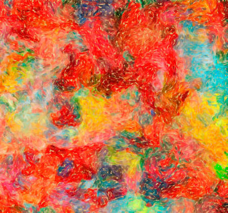 Oil pastel drawing. Abstract color background. Fine art print. Impressionism style abstraction. Modern surrealism painting. Good as wall decor poster. Stock. Surreal design. Handmade texture template.の写真素材