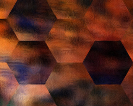 Psychedelic visual art abstract design pattern background, good for decorate banner, flyer, textile...