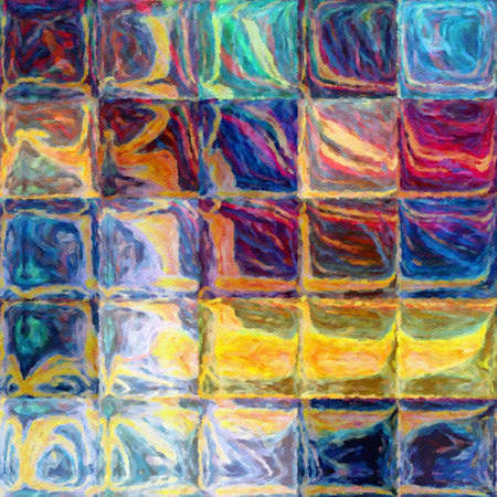 Abstract painting in oil background, splashes of paint on canvas, template for create design textile and fabric prints, flyers, invitations and banners backdrops, colorful fantasy wallpaper patternの写真素材