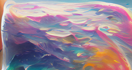 Abstract simple minimalism fantasy abstract background, fade matte color vibrant colorful art design...