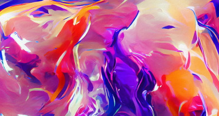 Abstract simple minimalism fantasy abstract background, fade matte color vibrant colorful art design...