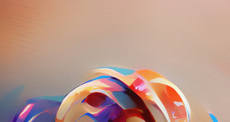 Abstract simple minimalism fantasy abstract background, fade matte color vibrant colorful art design...
