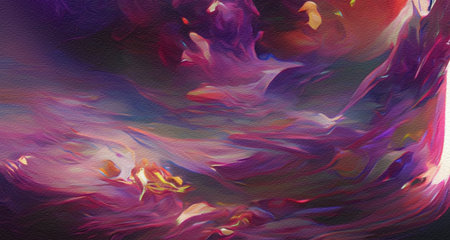 Abstract art painting. Graphic design colorful artwork, bright colors wallpaper, psychedelic...