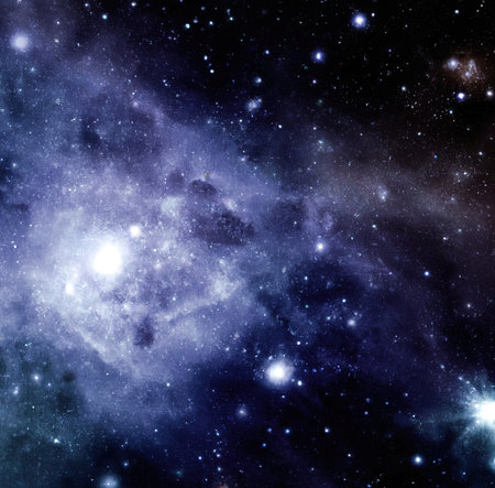 Galaxies in space. Abstract outer space background. Night sky - Universe filled with stars, nebula...