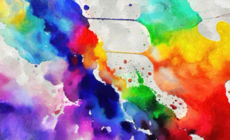 Abstract watercolor background. Hand painted background. Illustration.の写真素材