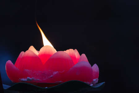 Burning candleの写真素材