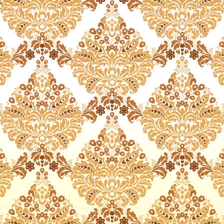 Seamless Damask background pattern. Vector illustration.のイラスト素材
