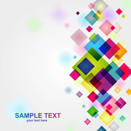  squares backgroundのイラスト素材