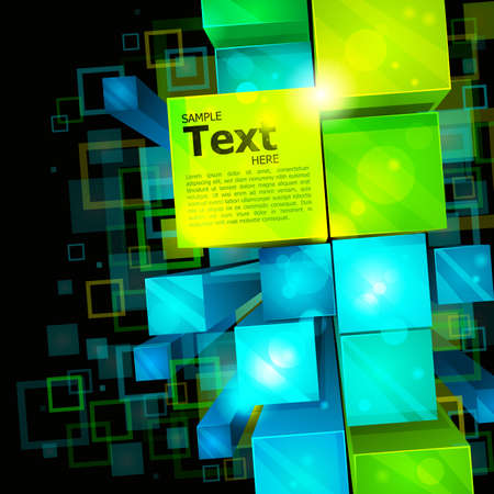 3d bright abstract backgroundのイラスト素材