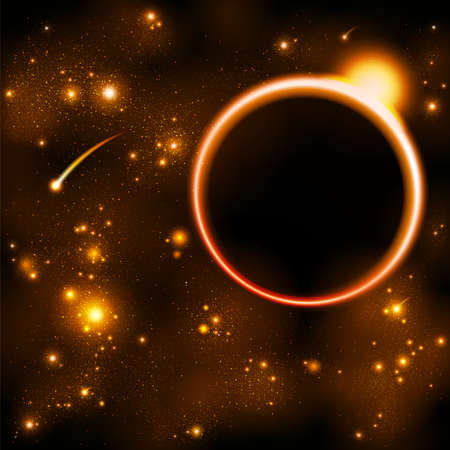 space and star backgroundのイラスト素材