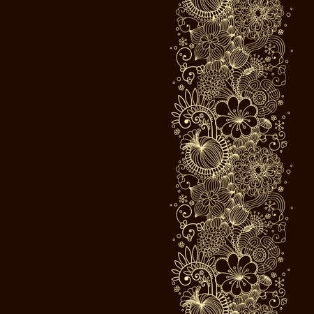 Seamless beautiful floral background pattern. illustrationのイラスト素材