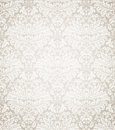 Damask seamless floral pattern.のイラスト素材