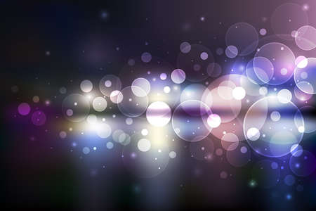 Blurry night city view. のイラスト素材