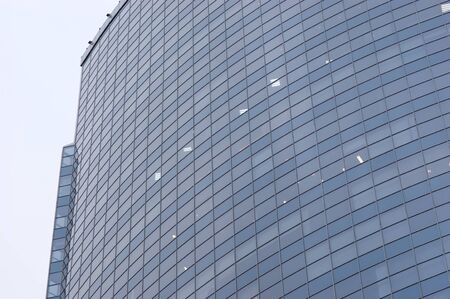 Fragment of a modern office building in downtown Kiev, Ukraineの写真素材