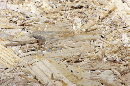 Background of wood chipboard closeup