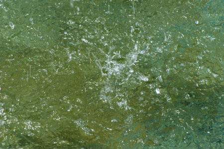 Background from water splashes