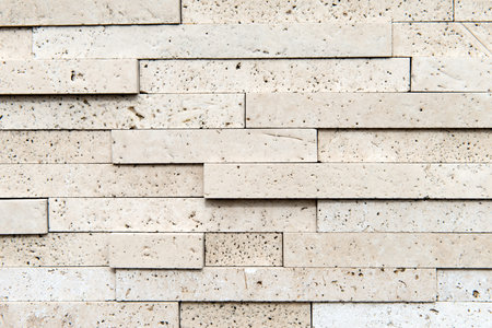 Facing the building material of the close up, the stone background