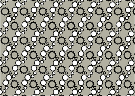 Design of gears of different diametersのイラスト素材