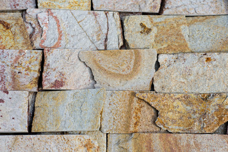 Background of natural building stone treated