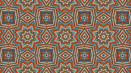 Artistic kaleidoscopic color pattern 3d rendering with gradient lighting effect