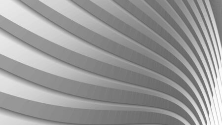 3d rendering art minimalistic painting in white and gray gradient colors futuristic designer backgroundの写真素材