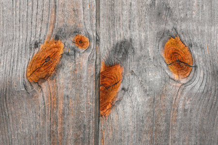 Textured background from old wooden exterior wall of a house close-up macro photography