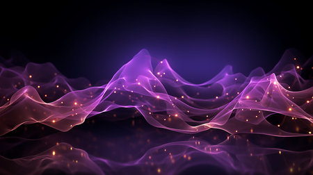 Abstract modern stylish purple background for design, banners, advertising design. Tone transitions. AI generated.の素材