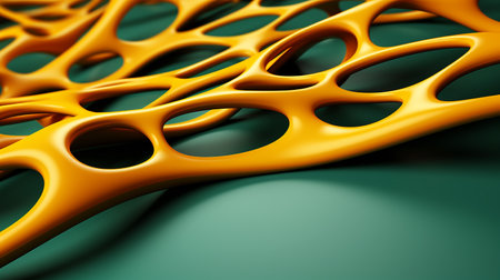 Abstract modern stylish yellow-green background for design, banners, advertising design. AI generated.の素材