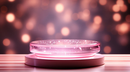 Modern conceptual color 3D background design for visual projects, product podium mockup transparent, AI generatedの素材