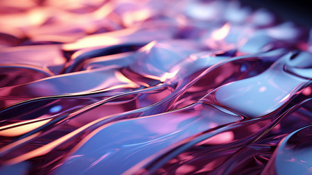 Modern conceptual color 3D background for design of visual projects, banner made of transparent plastic structures, generated by AIの素材