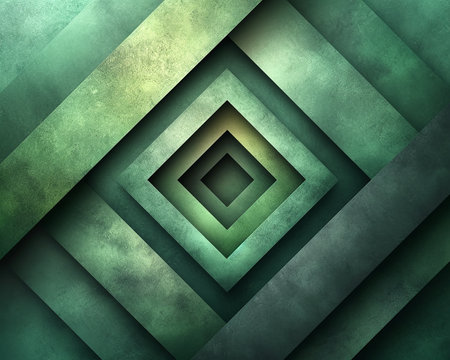 Modern shape picture, green illustration for the presentation of conservation of the earth's biosphere. Generated by AI.の素材