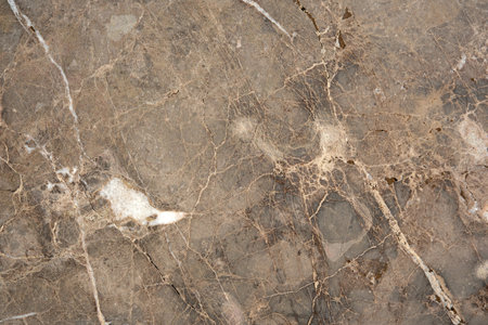 Natural stone displays a mesmerizing design of swirling lines and colors.の写真素材