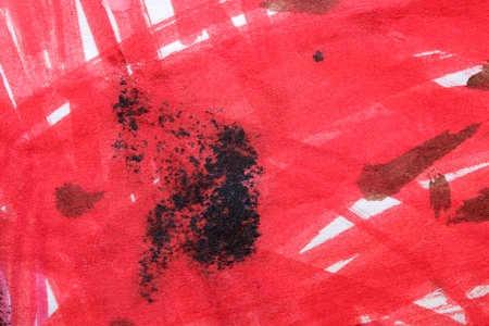 Bold strokes form a dynamic and captivating abstract composition.の写真素材