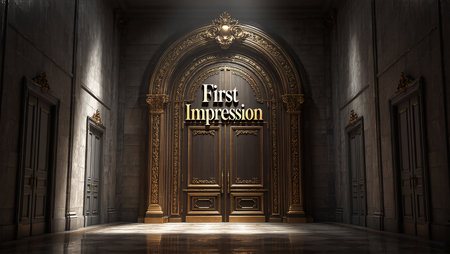 A magnificent entrance showcases intricate designs, inviting curiosity and wonder.の素材