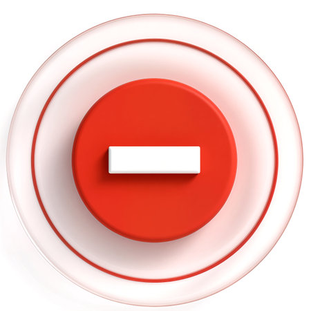 A vivid display of red and white circular forms harmoniously combined.の素材