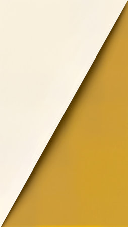 Elegant diagonal lines create a pleasing contrast of cream and warm gold tones.の素材