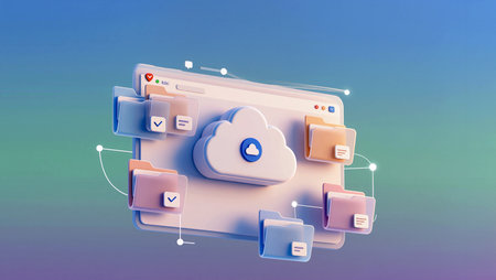 Innovative cloud storage enhances access to files effortlessly across devices.の素材