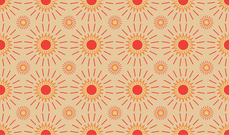 Seamless geometric texture background with bursting rays designのイラスト素材