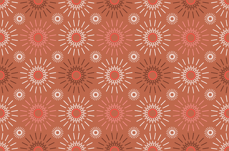 Seamless geometric texture background with bursting rays designのイラスト素材