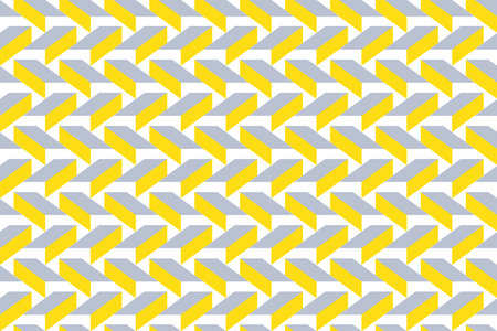 Seamless pattern of spike geometric shape background with 2021 year trendy yellow and gray colors....