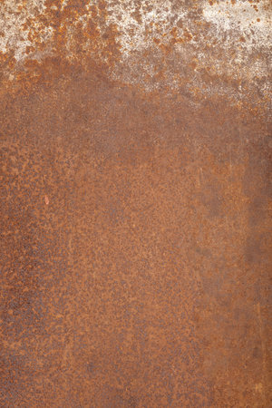 Rusty metal texture background. Grunge rust metal sheet