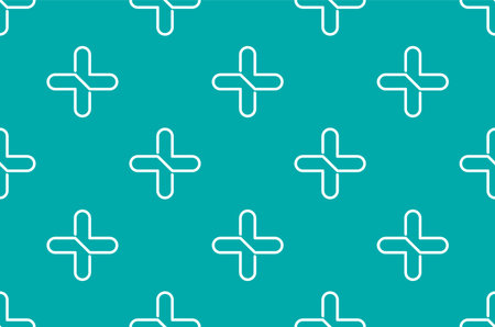 Pharmacy modern sign background seamless pattern. Vector illustration