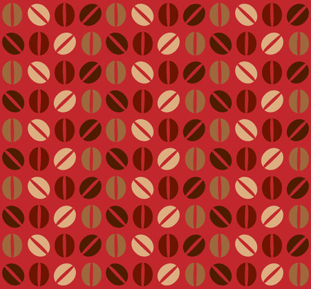 Coffee beans seamless pattern background. Vector illustrationのイラスト素材