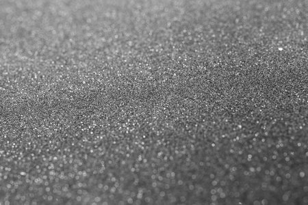 Black glitter abstract background texture. Full frame. Selective focusの写真素材