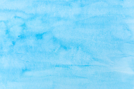 Blue watercolor abstract background. Full frameの写真素材